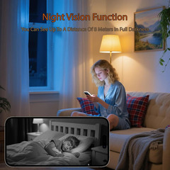 2026 5G Mini HD Security Camera – 100 Days Battery, Night Vision, Motion Detecti