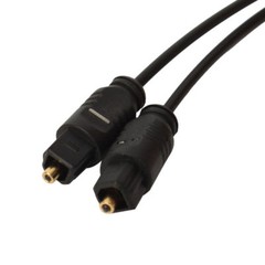 TOSLINK Fiber Optical Optic Digital Audio SPDIF Cable Cord – Dolby DTS-HD – 6ft