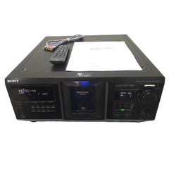 Sony CDP-CX455 CD Changer 400-Disc Black Refurbished w/Remote One Year Warranty