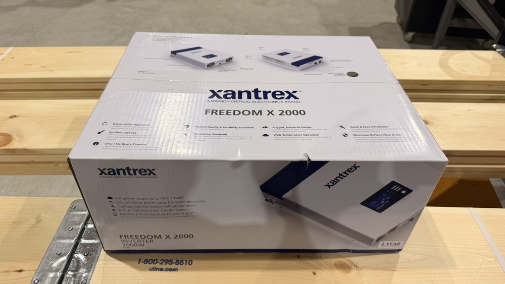 Xantrex Freedom x 2000 Power Inverter 12VDC, 120VAC, 2000W.