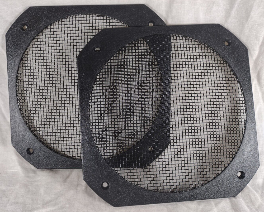 (2 Pack) New Old Stock – Speaker Grill Octagonal Metal Plastic 7.5 inches