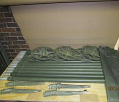 Military Camouflage Net Support Poles System Aluminum Antenna Mast Poles 4′