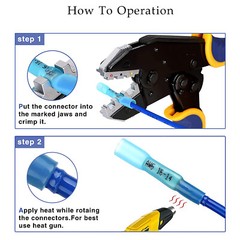 Waterproof Heat Shrink Spade Wire Connectors Electrical Crimp Terminals Kit