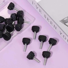 24 Pieces x 15 mm Threaded Knurled Thumbscrew, Monitor Screws for Vesa Mount …