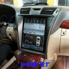 12.1” Android 9.0 Radio Tesla Vertical Screen Car Gps For Lexus Ls460 2006-2012