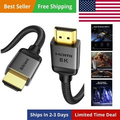 HDMI 2.1 Cable 20FT, [4K@240Hz 144Hz 120Hz, 8K@60Hz] 1440P Ultra High Speed H…