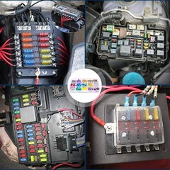 120PCS Low profile Mini Car Fuse Auto Car Motorcycle SUV FUSES Kit APM ATM