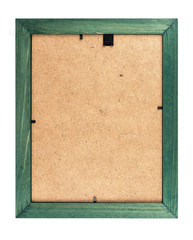 Rustic Wooden Picture Frame 11×14-100% Natural Solid Eco Distressed Green