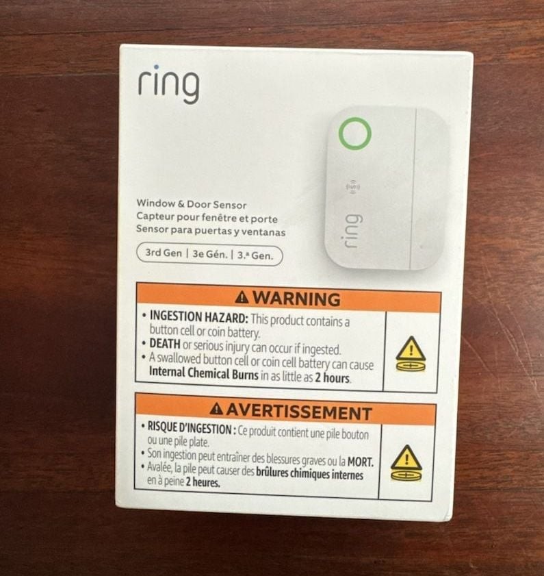 Ring Window & Door Sensor, 3rd Generation new sealed box