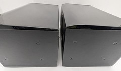 Focal Aria 906 Bookshelf Speakers PAIR Gloss Black 8 Ohm Flax Cone France TESTED