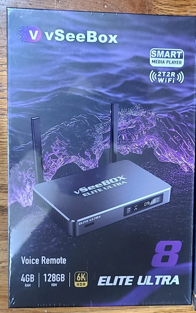 VSeeBox Elite Ultra TV Box | Authorized Distributor Make Offer (free priority)