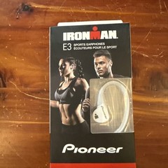 Pioneer Ironman E3 Sports Earphones (SE-E3M) New White