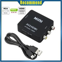 RCA AV to HDMI HD Converter Composite CVBS Video Adapter Wii NES SNES