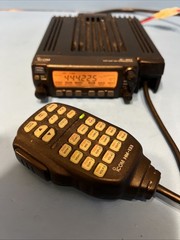 ICOM IC-207H Dual Band VHF/UHF Mobile Transceiver 2 M /70cm Ham Radio Works Good