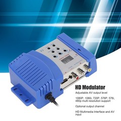 AV to RF Modulator HDM69L High Performance Driver-Free Multi-Resolution VHF UHF