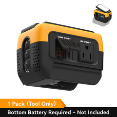 240W Pure Sine Wave Power Inverter For Dewalt 20V Battery,110-120V AC Station