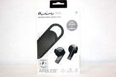 AIR DUO 2 In 1 Speaker + Earbuds, Bluetooth, Black, Up To 40 Hours Playtime. NEW