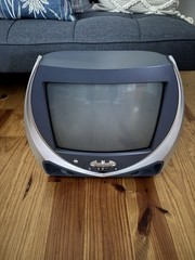 Batman Color CRT TV 13″ KSM6001 Vintage Retro Gaming Tested Works NO REMOTE