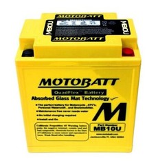 Motobatt MB10U Battery – 12V 14AH 175 CCA Sealed AGM