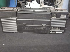 Vintage Magnavox D8330 Super Tandem Dual Cassette Radio Portable Stereo Boombox