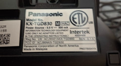 Panasonic KX-TGD832 Cordless Phone System w/ Answering Machine Home Telephone