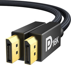 16K Displayport Cable 2.1, [VESA Certified] DP 2.1 Cable [16K@60Hz,8K@120Hz,4…