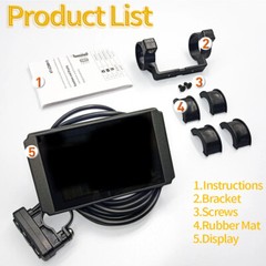 E-bike KT Controller 30A-50A LCD5 LCD8H LCD7C Display Sine Wave Controller Kit