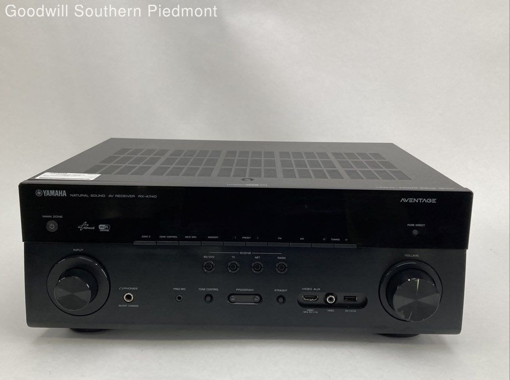Yamaha RX-A740 7.1 Channel Natural Sound A/V Receiver – No Remote – Tested