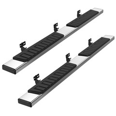 6 inches Running Board Side Steps Crew Cab Silver 2009-2018 Dodge Ram 1500