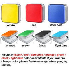 Yellow 36 Disc CD Case Organizer DVD VCD Carry Portable Holder Storage Bag Album