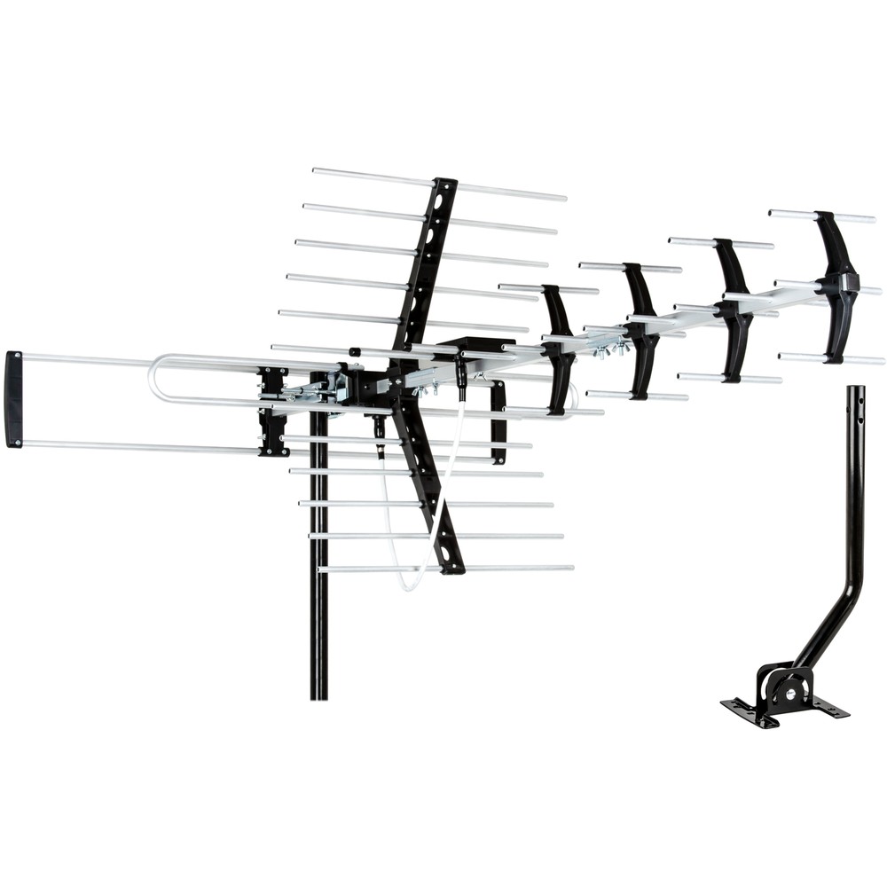 Digital OTA Antenna Outdoor Attic or Roof Mount TV Antenna with Pole