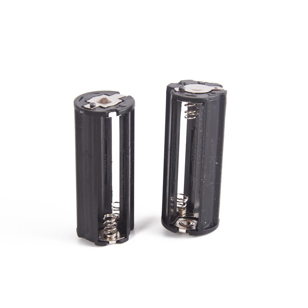 Battery Holder For 3 x 1.5V AAA Batteries Cylindrical Case For Flashlight Torch