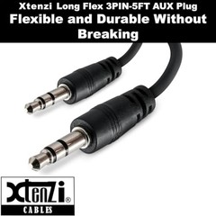 3Pin Jack AUX Flex Cable Wire Accessory for Bass Remote Knob Compatible 5 Feet