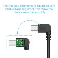 Dash Cam Power Cord,11.5ft Long Mini USB Charging Cable for Garmin Nuvi
