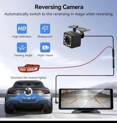 🔥Wireless Portable Car Screen 10” W/ Backup Camera CarPlay And Android Auto