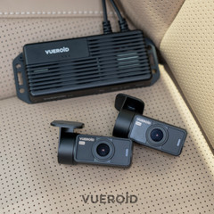 Vueroid D40-Q2 Hidable 2 Channel Dashcam |GPS|Night Vision|Parking Mode (64GB)
