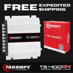 TARAMPS Amplifier 4 Channel TS 400×4 Class D Full Range Car Audio 2 Ohms 400W
