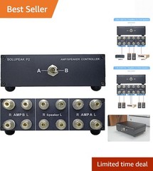 P2 21-IN-12-OUT Amp Amplifier Speaker Switcher Selector Switch Splitter 2-way…