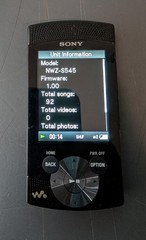 Sony Walkman – NWZ-S545 – Black – Digital Media MP3 Player