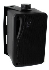 2) Pyle PLMR24B 3.5″ 200 Watt 3-Way Weather Proof Mini Box Speaker System Black
