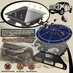Drill-Free Cab Mount for Starlink Mini for Ford F150 (2015+), F250-550 (2017+)