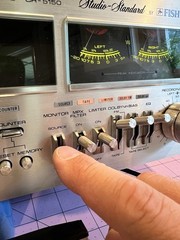 Fisher Studio Standard CR 5150 Cassette Deck 3 Head WORKS REMOTE RARE Japan