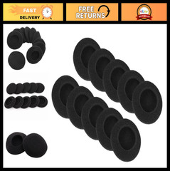 10 Pairs 40mm Foam Earpads Replacement Ear Covers for Headphones – Soft & Comfor