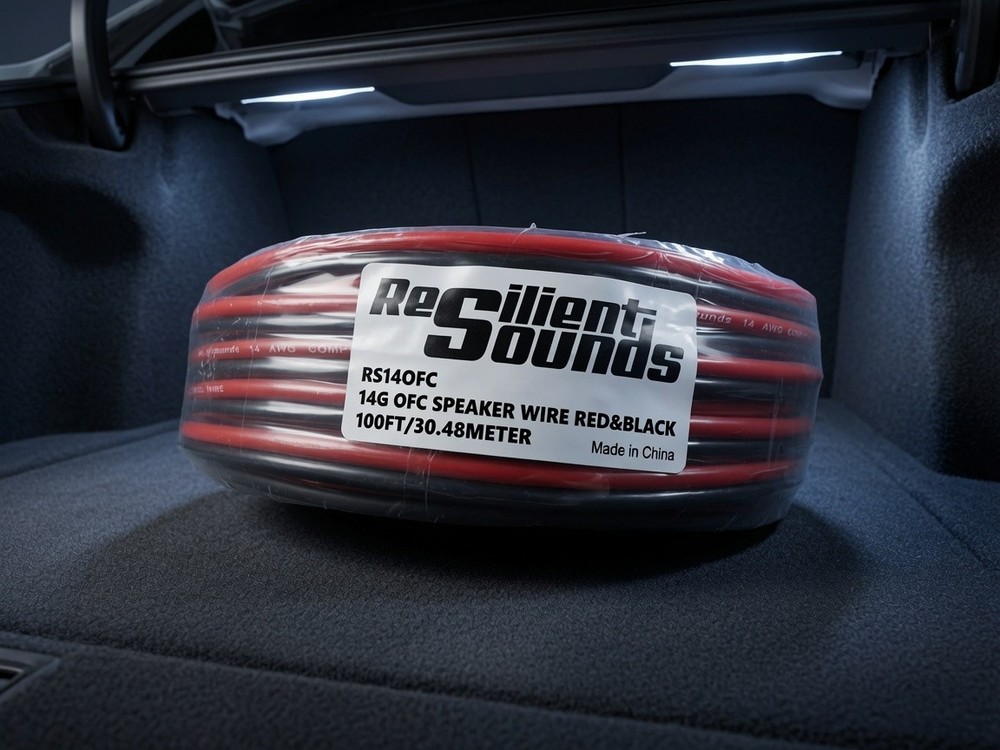 Resilient Sounds 14G OFC Competition Grade Speaker Wire Red/Black