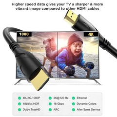 HDMI 4K Cable 60Hz High Speed Cord 1080P Premium 1.5FT- 50FT Multi-Pack Lot