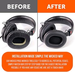 Replacement Ear Pads For Sony MDR-7506 MDR-V6 MDR-CD 900ST Headphones Cushion US