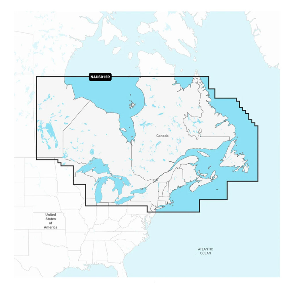 Navionics+ Map NAUS012R Canada East Great Lakes microSD/SD 010-C1466-30