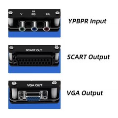 Component YPbPr to RGBS/VGA Converter for Retro Game Console/Set-top Box/DVD