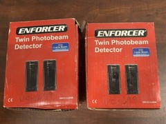 Seco-Larm Enforcer Twin Photobeam Detector, 2 X NEW RECEIVER AND 2 COVER ONLY