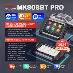 Autel MaxiCOM MK808BT PRO OBD2 Car Diagnostic Scanner Full System Bi-Directional